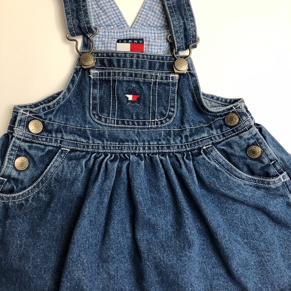 Tommy Hilfiger denim dress 6-12 months - Picture 2 of 8